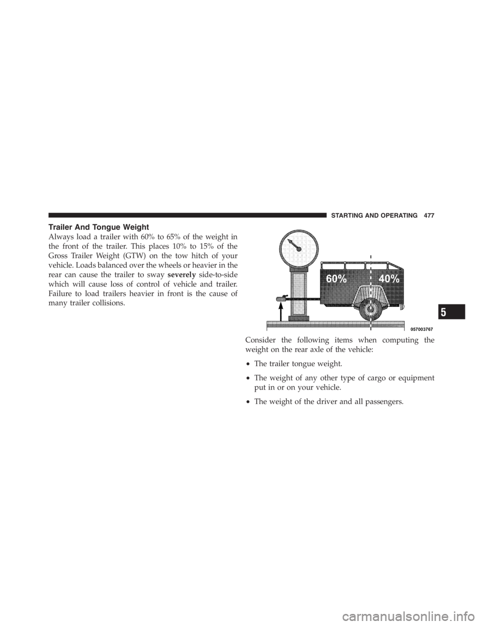 JEEP WRANGLER UNLIMITED 2012 Owners Manual 5
STARTING AND OPERATING 477 JEEP WRANGLER UNLIMITED 2012 Owners Manual 5
STARTING AND OPERATING 477