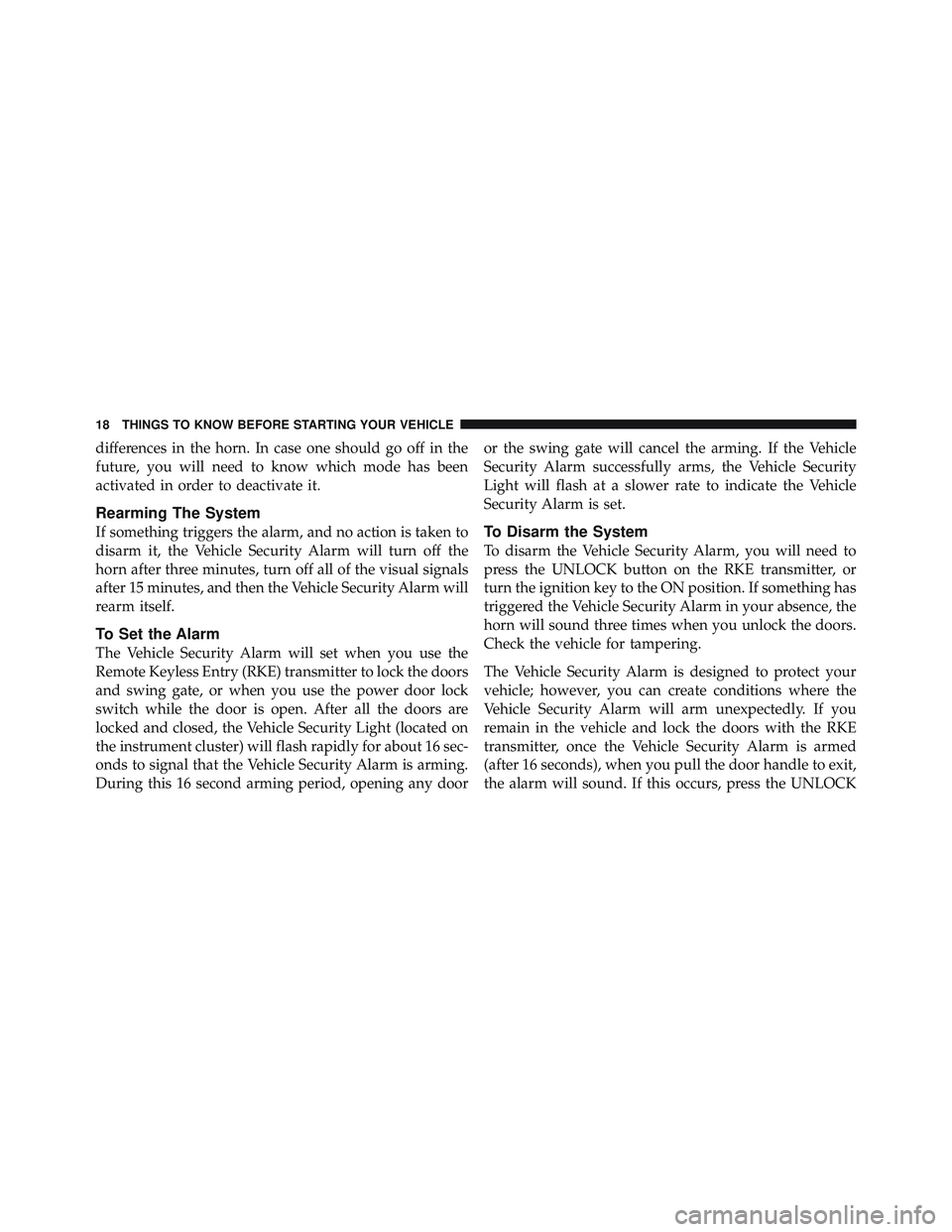 JEEP WRANGLER UNLIMITED 2009 User Guide 