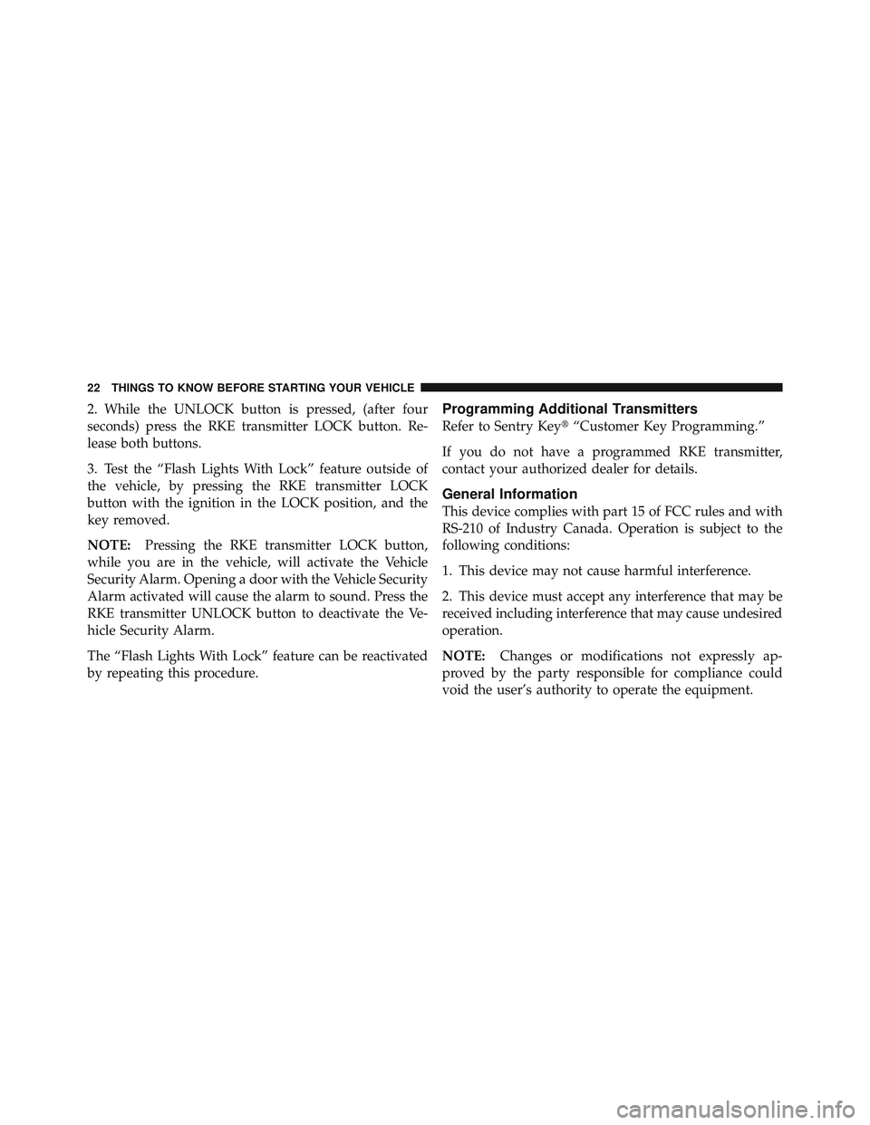 JEEP WRANGLER UNLIMITED 2009 Owners Manual 