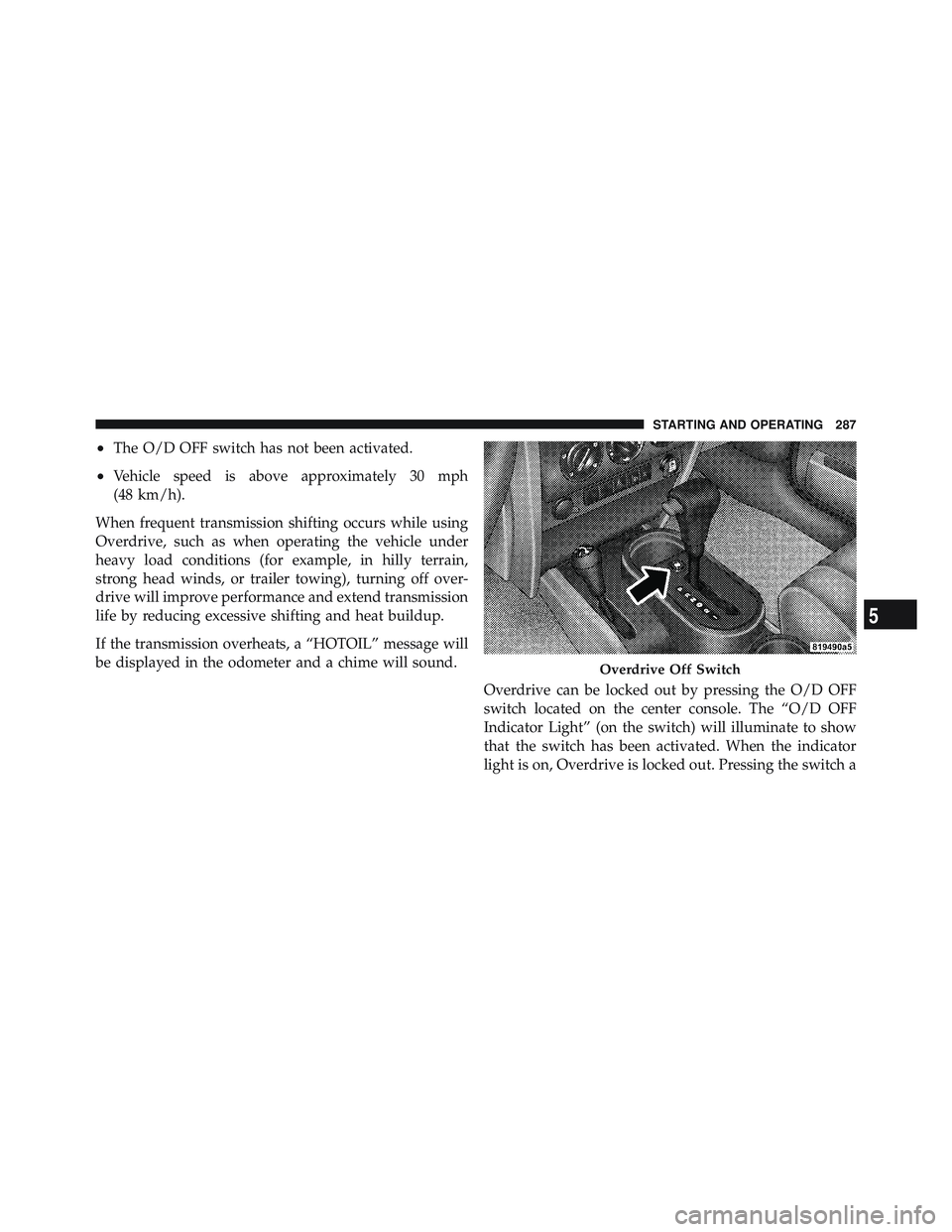 JEEP WRANGLER UNLIMITED 2009  Owners Manual 