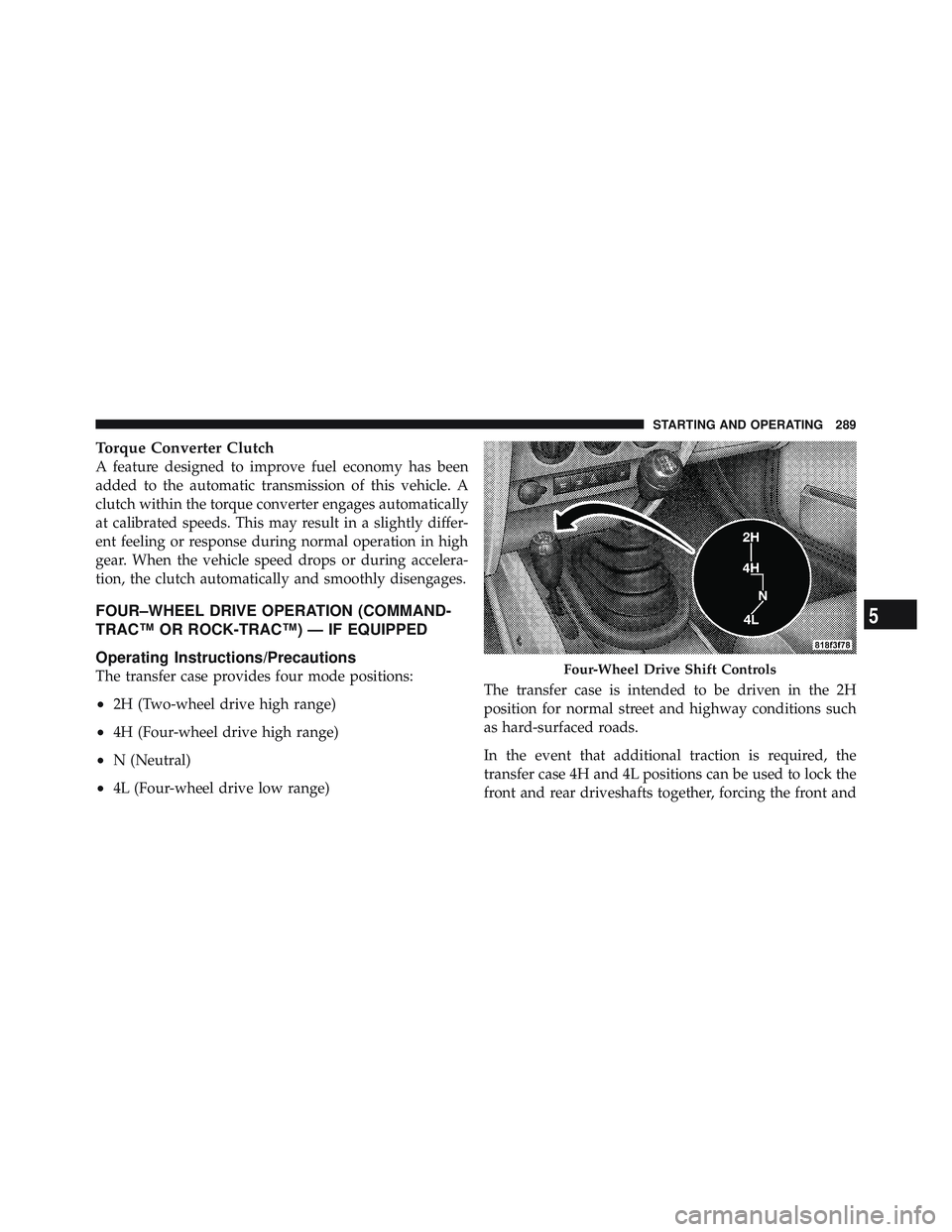 JEEP WRANGLER UNLIMITED 2009  Owners Manual 