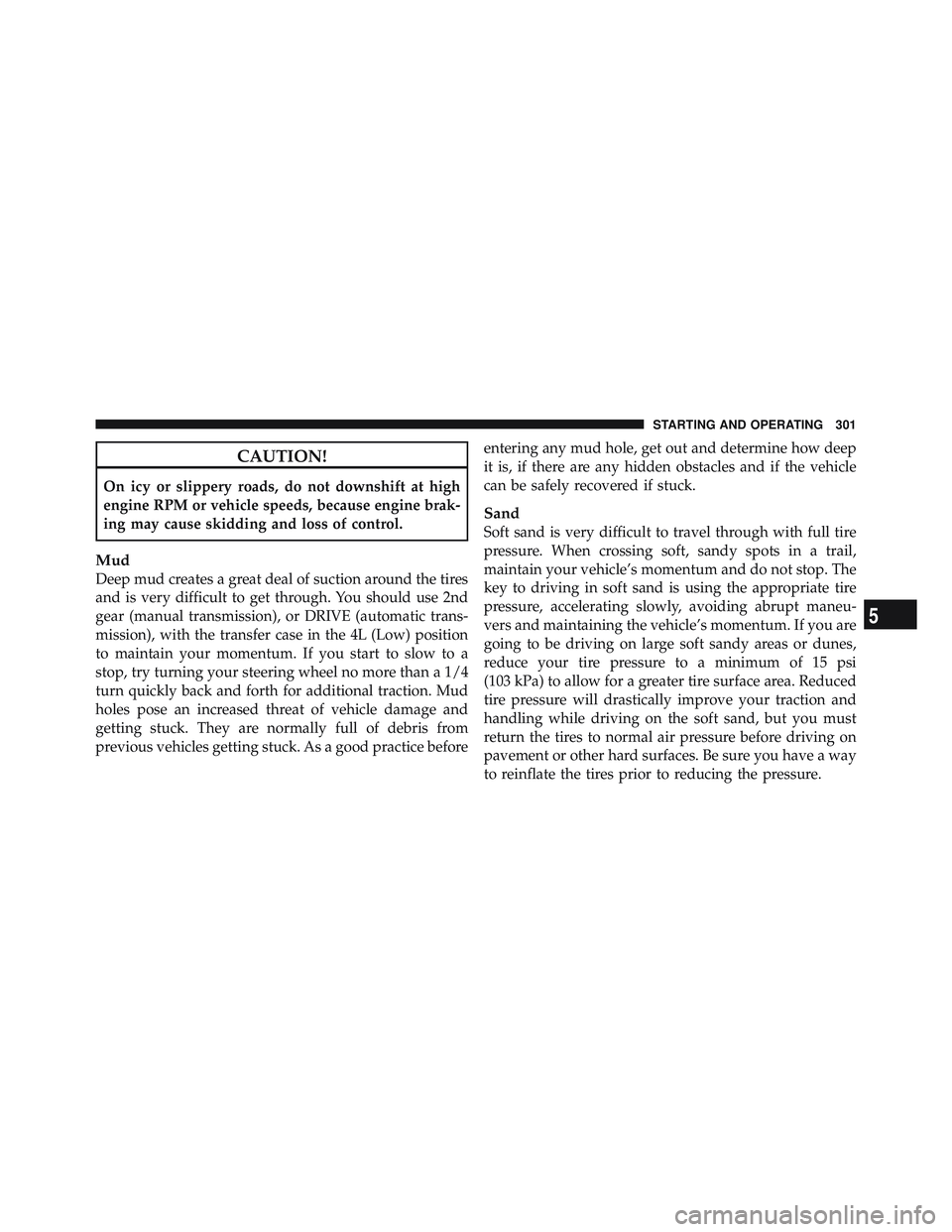 JEEP WRANGLER UNLIMITED 2009  Owners Manual 