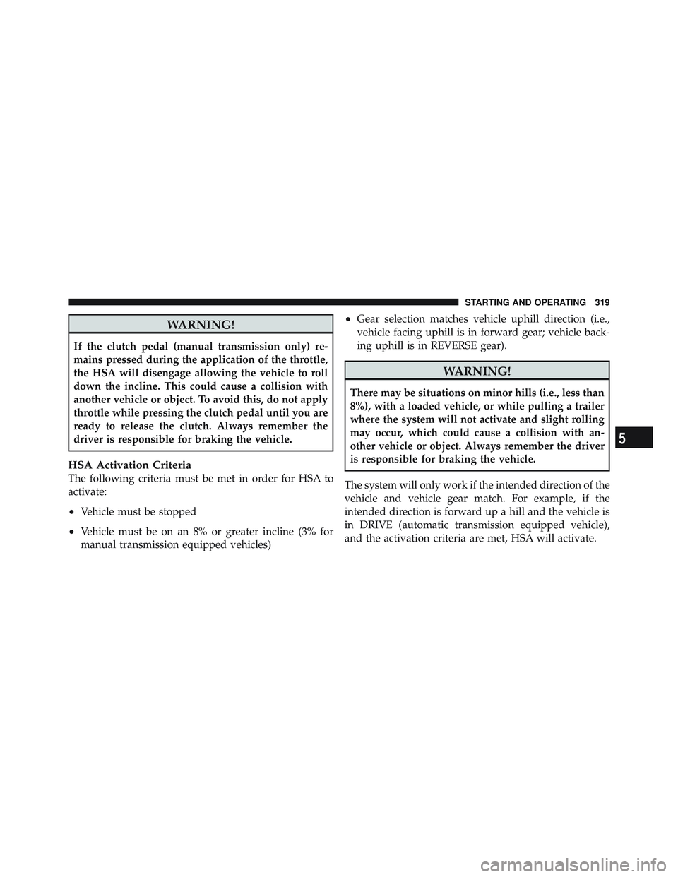 JEEP WRANGLER UNLIMITED 2009  Owners Manual 
