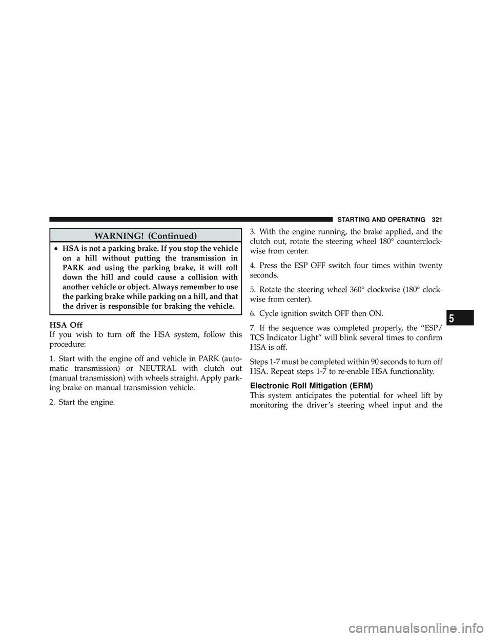 JEEP WRANGLER UNLIMITED 2009  Owners Manual 