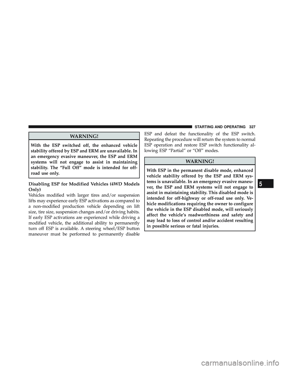 JEEP WRANGLER UNLIMITED 2009  Owners Manual 