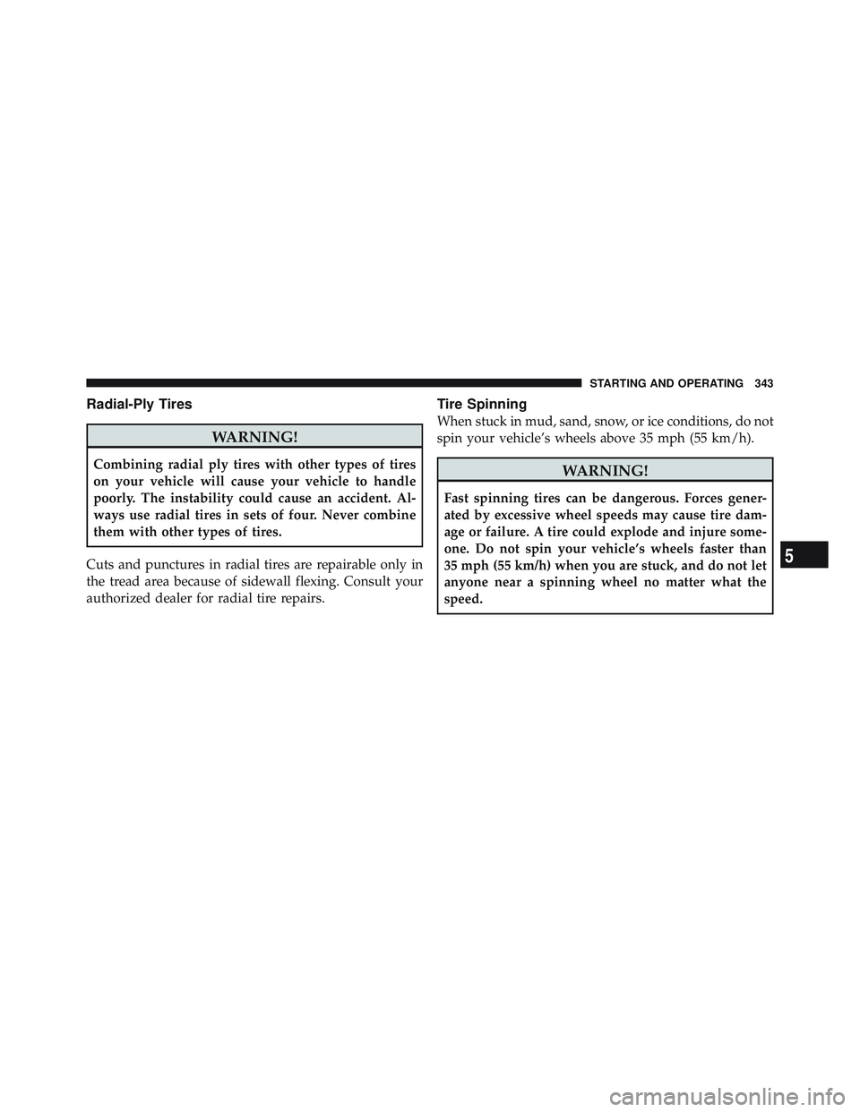 JEEP WRANGLER UNLIMITED 2009  Owners Manual 