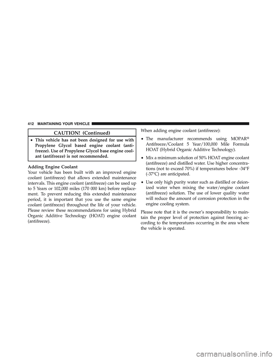 JEEP WRANGLER UNLIMITED 2009  Owners Manual 