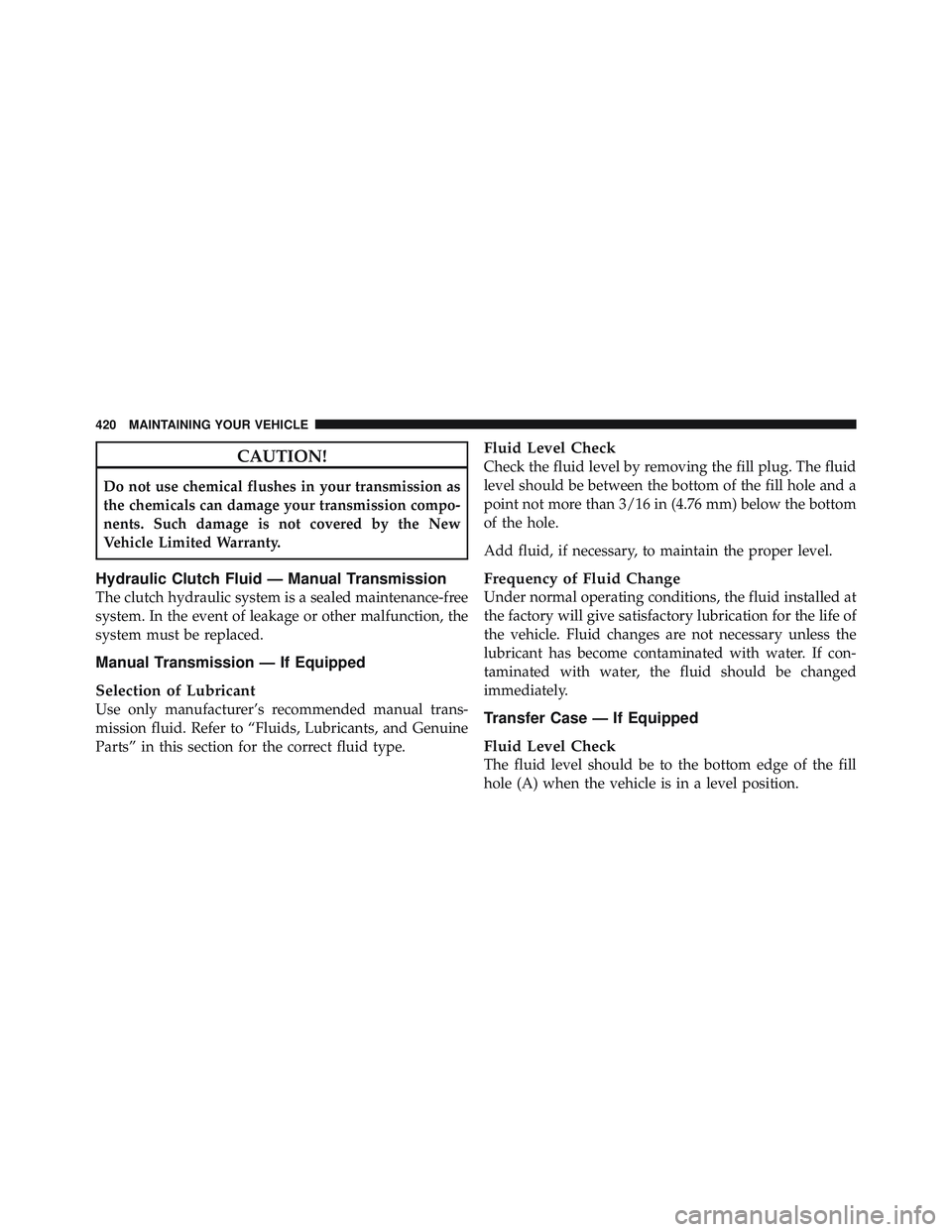 JEEP WRANGLER UNLIMITED 2009  Owners Manual 