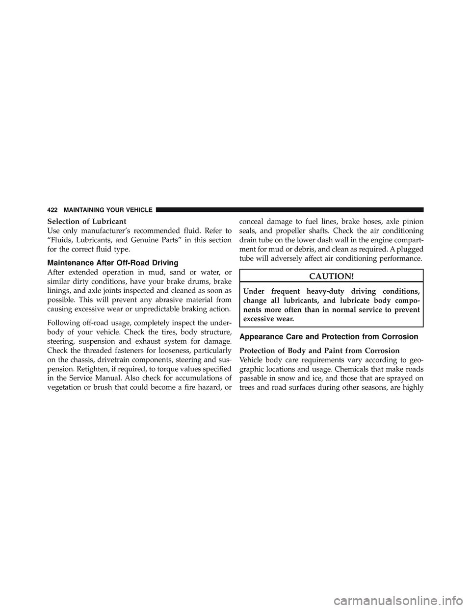 JEEP WRANGLER UNLIMITED 2009  Owners Manual 