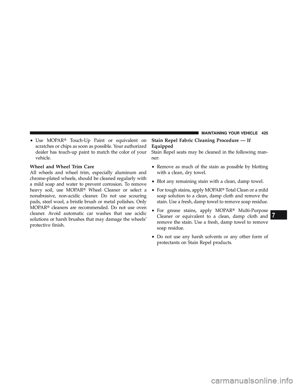 JEEP WRANGLER UNLIMITED 2009  Owners Manual 