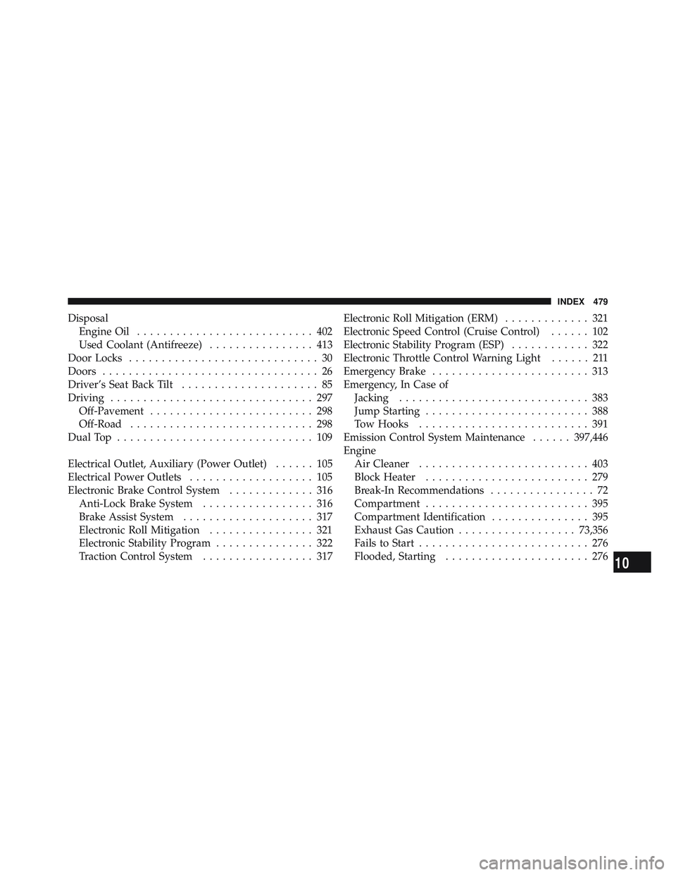 JEEP WRANGLER UNLIMITED 2009 Owners Manual JEEP WRANGLER UNLIMITED 2009 Owners Manual