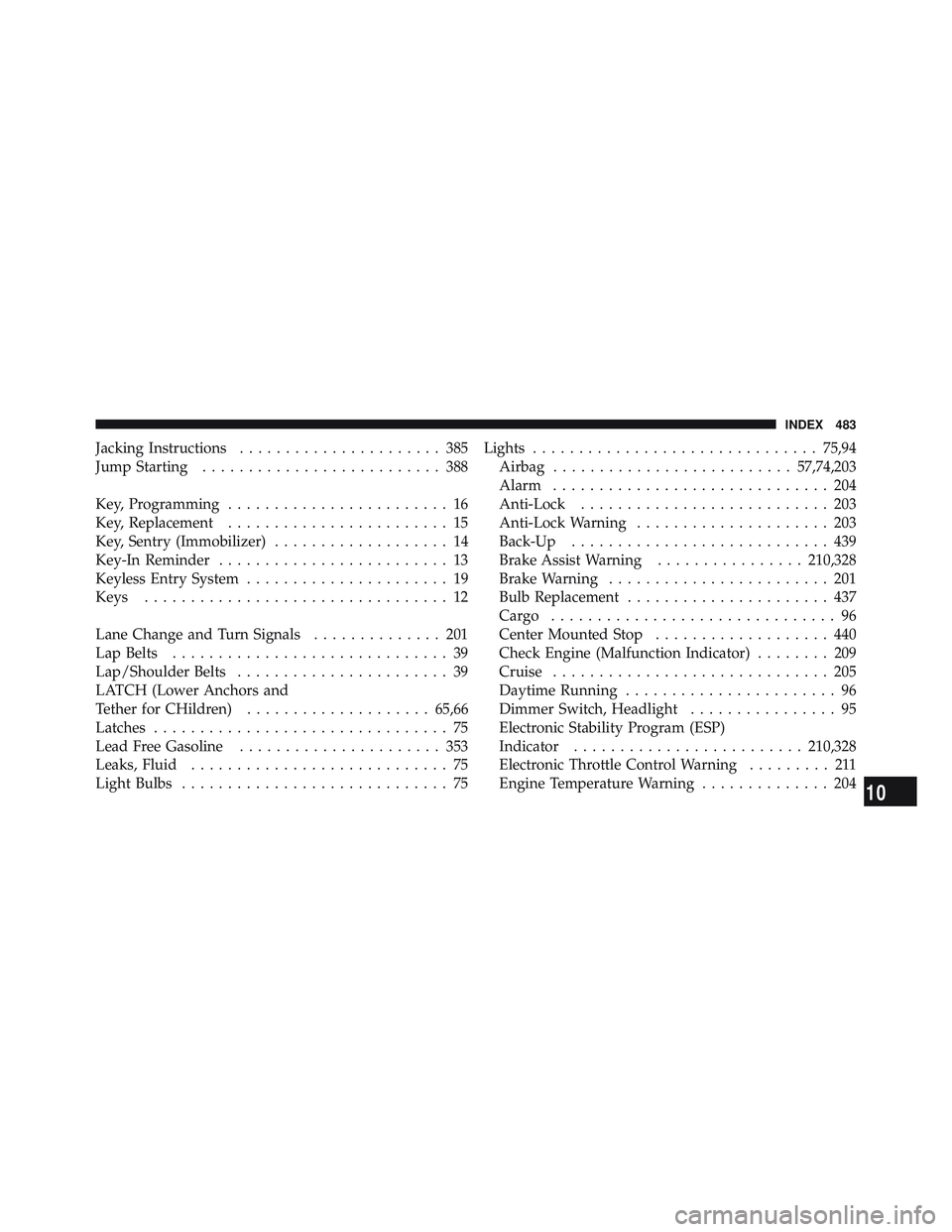 JEEP WRANGLER UNLIMITED 2009 Owners Manual JEEP WRANGLER UNLIMITED 2009 Owners Manual