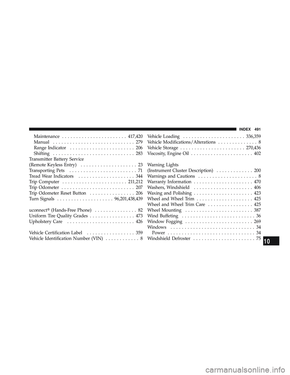 JEEP WRANGLER UNLIMITED 2009  Owners Manual 