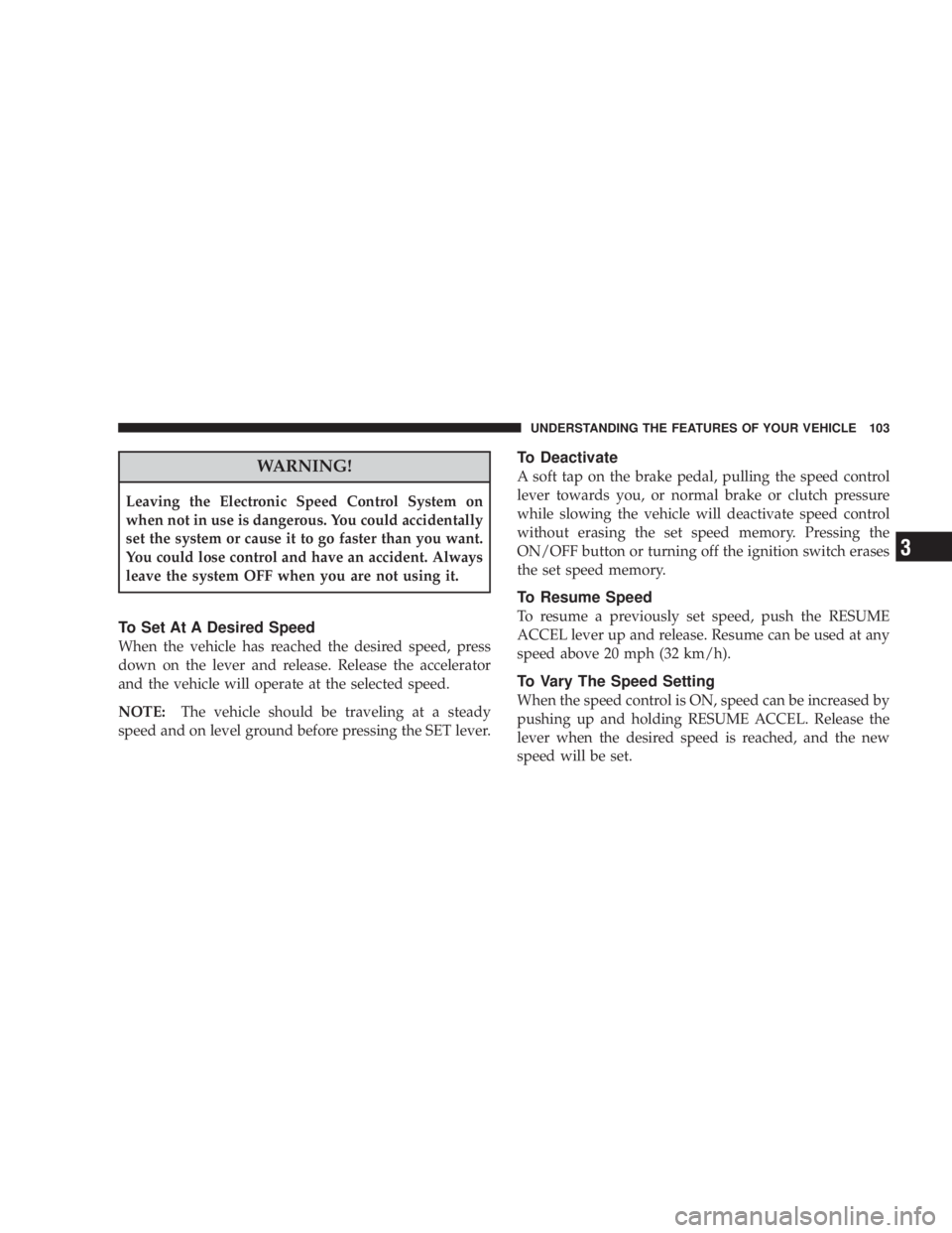 JEEP WRANGLER UNLIMITED 2008  Owners Manual 3 
