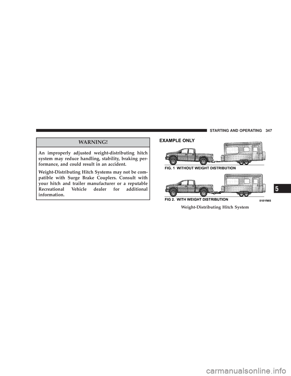 JEEP WRANGLER UNLIMITED 2008  Owners Manual 5 
