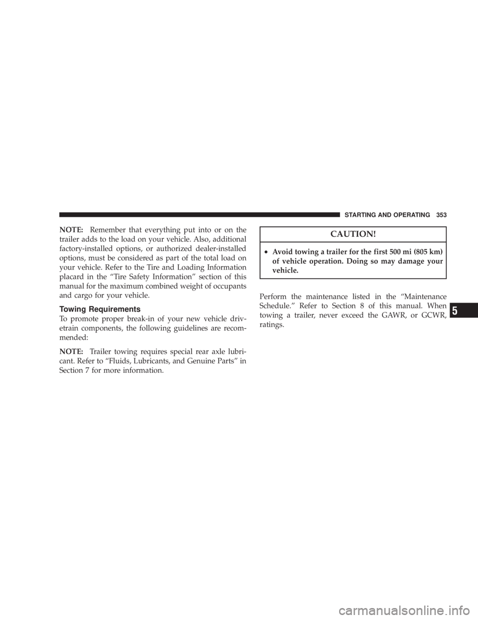 JEEP WRANGLER UNLIMITED 2008  Owners Manual 5 