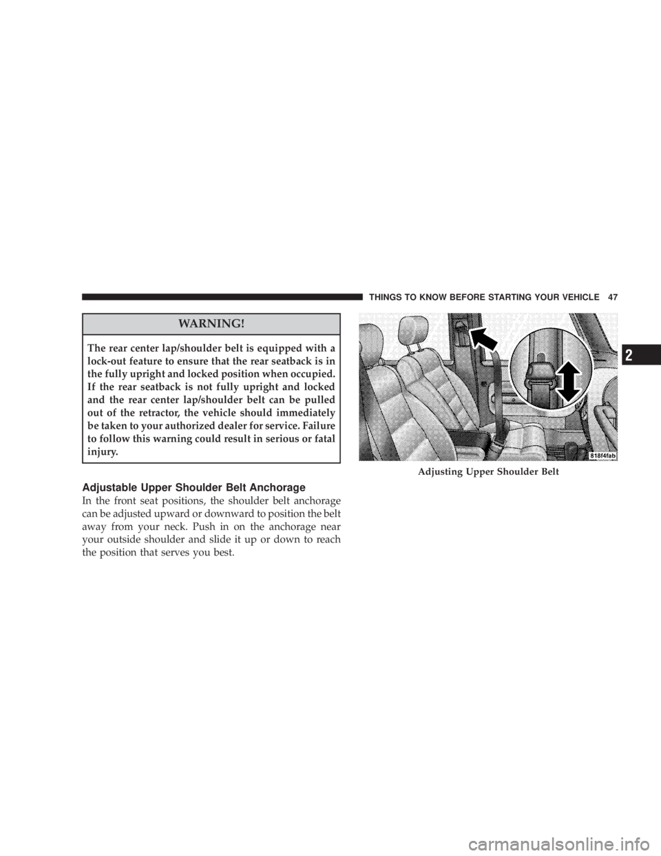 JEEP WRANGLER UNLIMITED 2008 Service Manual 2 