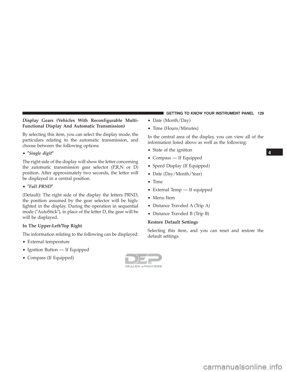 JEEP RENEGADE LATITUDE 2017  Owners Manual 