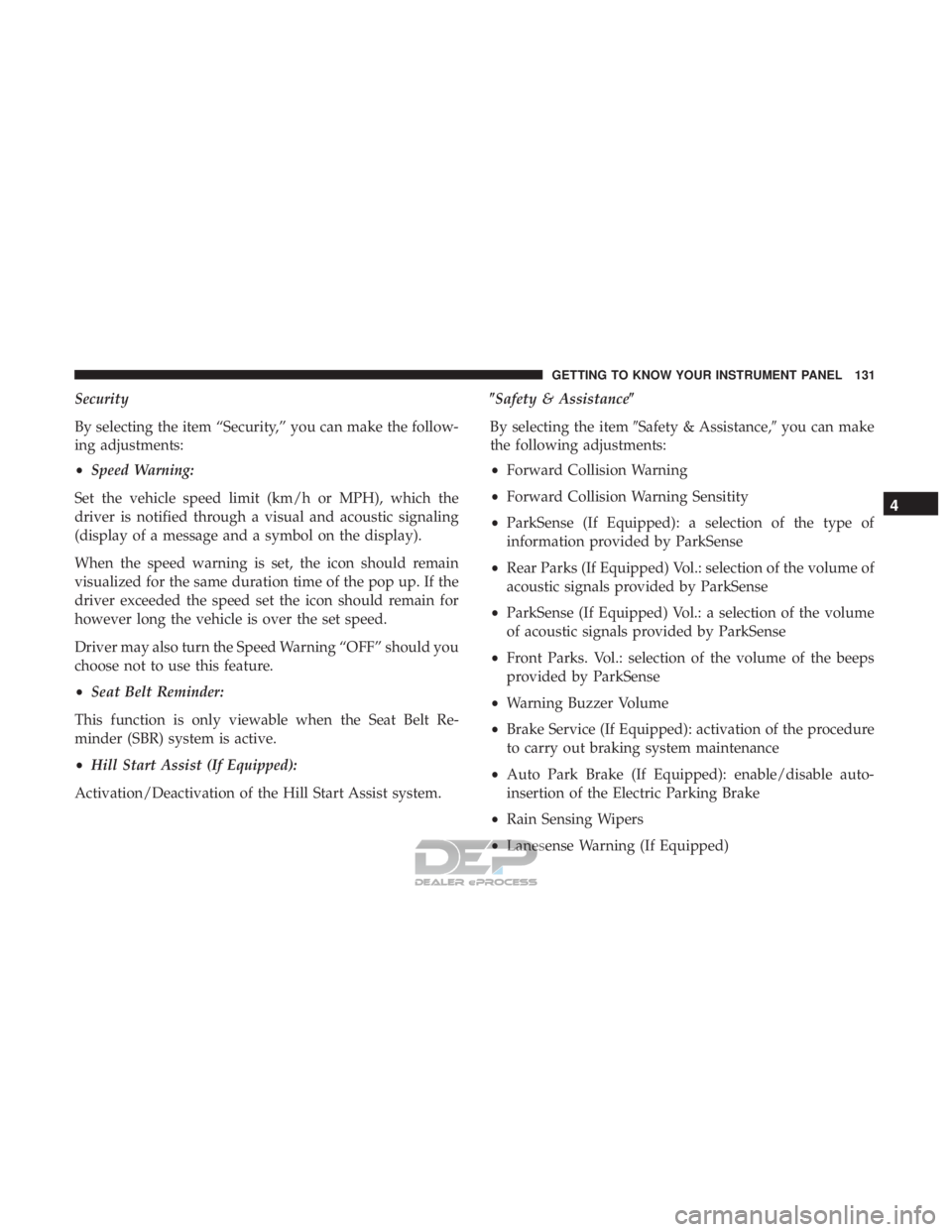 JEEP RENEGADE LATITUDE 2017  Owners Manual 