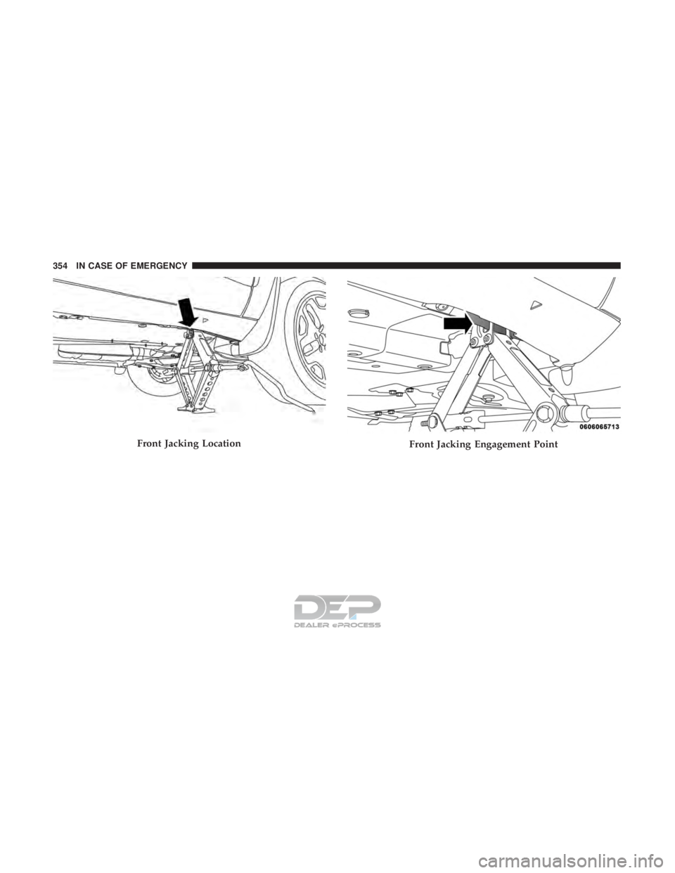 JEEP RENEGADE LATITUDE 2017 Owners Manual Front Jacking Engagement Point
354 IN CASE OF EMERGENCY JEEP RENEGADE LATITUDE 2017 Owners Manual Front Jacking Engagement Point
354 IN CASE OF EMERGENCY