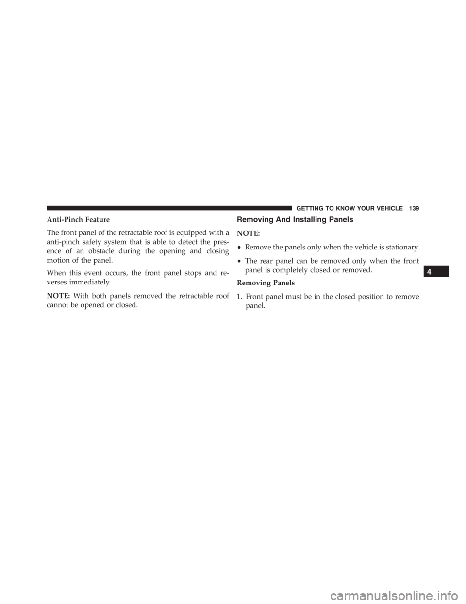 JEEP RENEGADE TRAILHAWK 2016 Owners Manual GETTING TO KNOW YOUR VEHICLE 139 JEEP RENEGADE TRAILHAWK 2016 Owners Manual GETTING TO KNOW YOUR VEHICLE 139