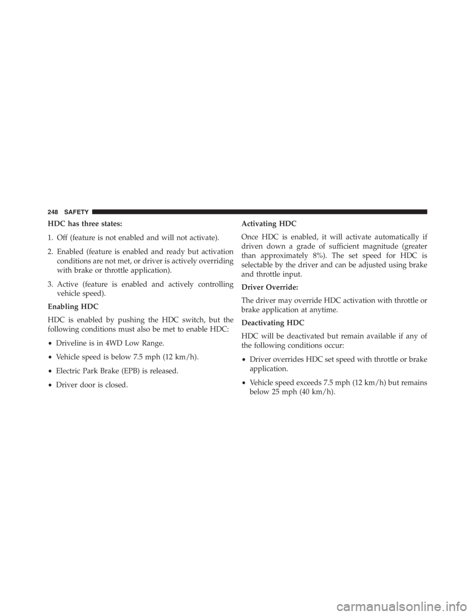 JEEP RENEGADE TRAILHAWK 2016 Owners Manual JEEP RENEGADE TRAILHAWK 2016 Owners Manual