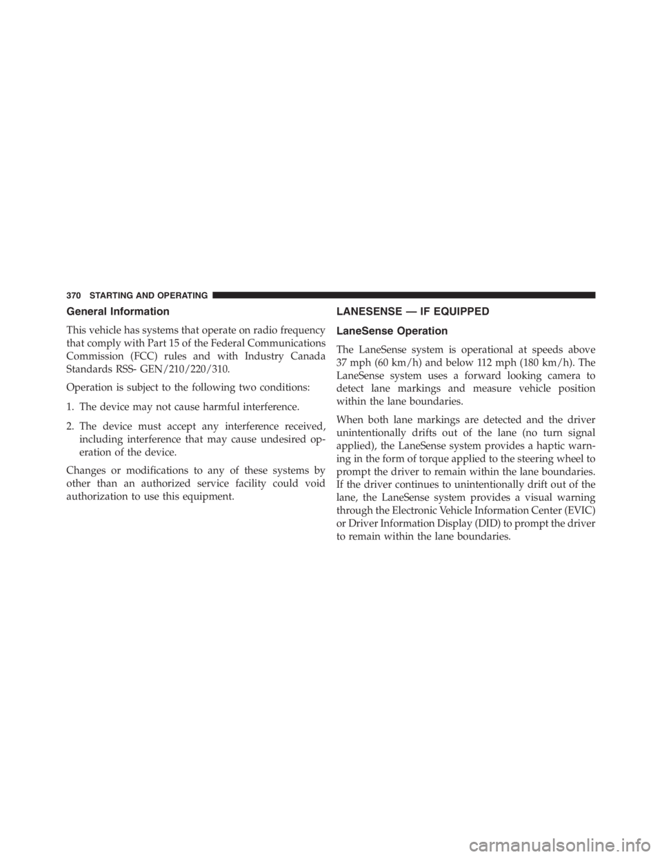 JEEP RENEGADE TRAILHAWK 2016  Owners Manual 