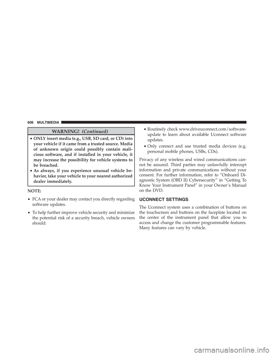 JEEP RENEGADE TRAILHAWK 2016 Owners Manual JEEP RENEGADE TRAILHAWK 2016 Owners Manual
