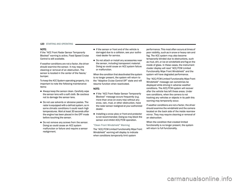 JEEP RENEGADE 2022  Owners Manual 