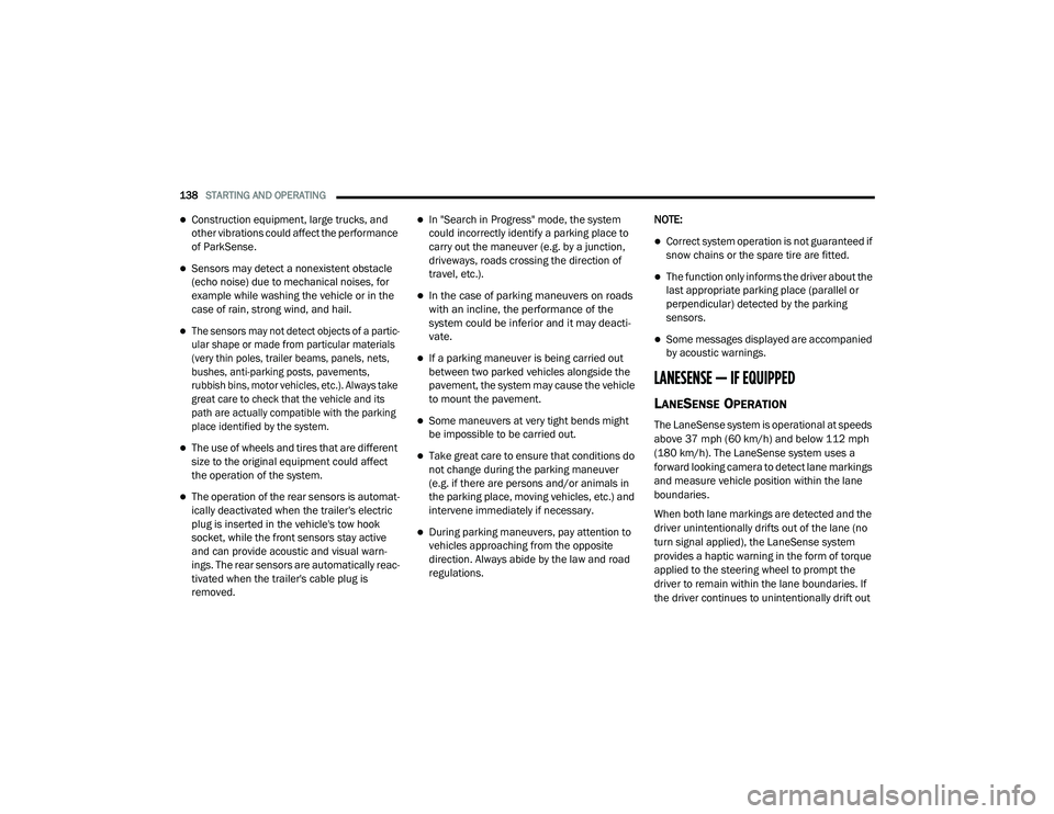 JEEP RENEGADE 2022  Owners Manual 
