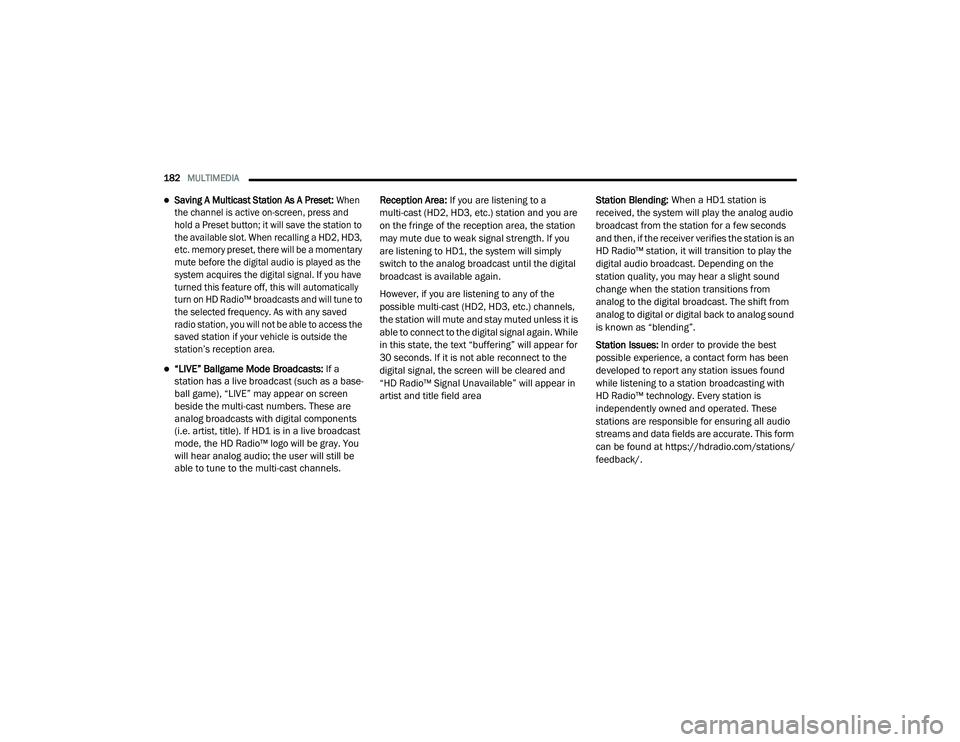 JEEP RENEGADE 2022  Owners Manual 