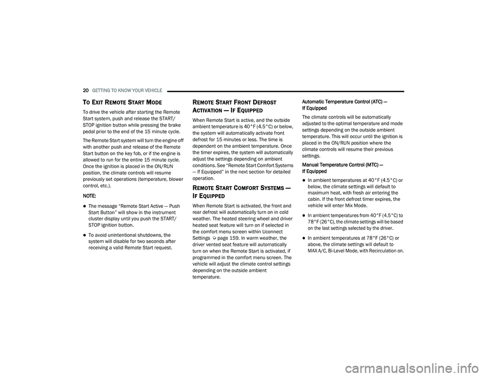 JEEP RENEGADE 2022 Owners Manual 