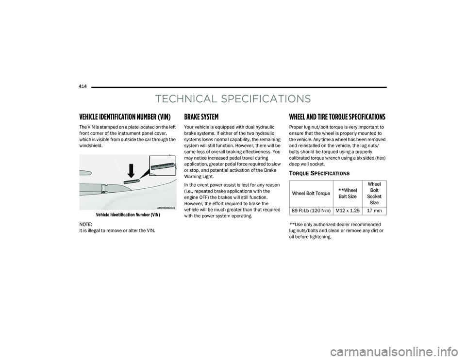 JEEP RENEGADE 2022  Owners Manual �:�Kee�O Bo�Ot �7o�U�T�Xe�
�
�:�Kee�O 
Bo�Ot S�L�]e �:�Kee�O 
Bo�Ot 
So�Fket  S�L�]e
89 �)t��/b �120 N�P�\f M12 �[ 1.25 17 �P�P 