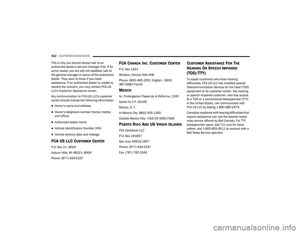 JEEP RENEGADE 2022  Owners Manual 