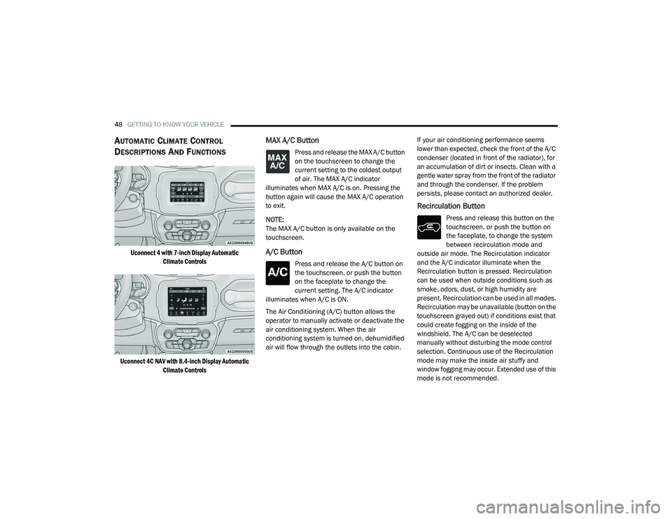 JEEP RENEGADE 2022 Service Manual 