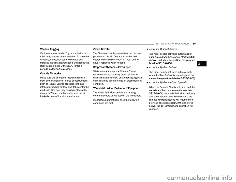 JEEP RENEGADE 2022 Workshop Manual 2

21_BV_OM_EN_USC_t.book  Page 55   