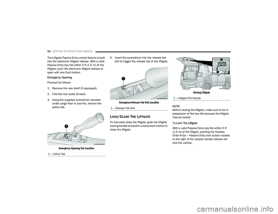 JEEP RENEGADE 2022 Repair Manual 1 �