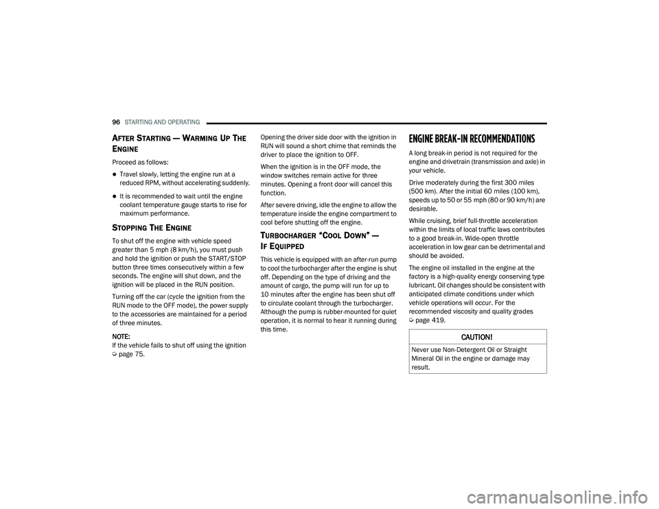 JEEP RENEGADE 2022  Owners Manual 