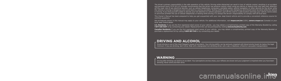JEEP GLADIATOR 2023 Owners Manual WARNING: Oper ating, servicing and maintaining a passenger vehicle or off-highway
motor vehicle can expose you to chemicals including engine exhaust, carbon monoxide,
phthalates, and lead, which JEEP GLADIATOR 2023 Owners Manual WARNING: Oper ating, servicing and maintaining a passenger vehicle or off-highway
motor vehicle can expose you to chemicals including engine exhaust, carbon monoxide,
phthalates, and lead, which