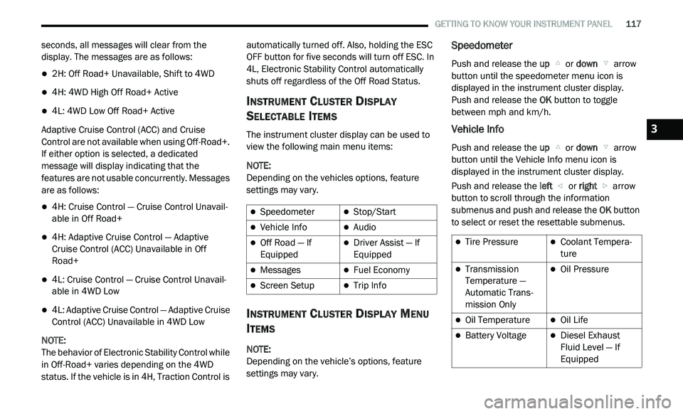 JEEP GLADIATOR 2022  Owners Manual 3 