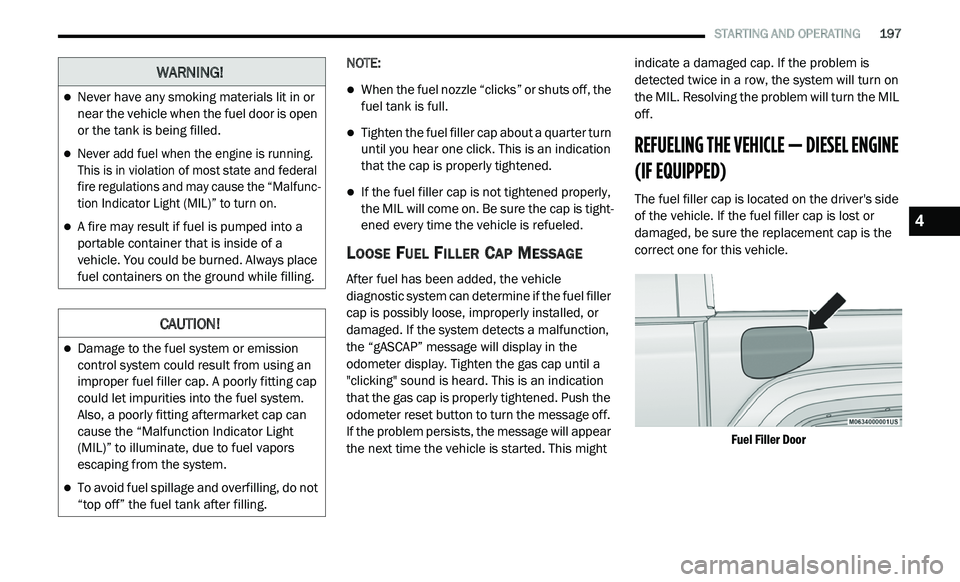 JEEP GLADIATOR 2022  Owners Manual 
WARNING!
4 