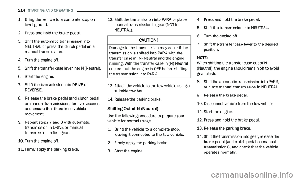 JEEP GLADIATOR 2022  Owners Manual 