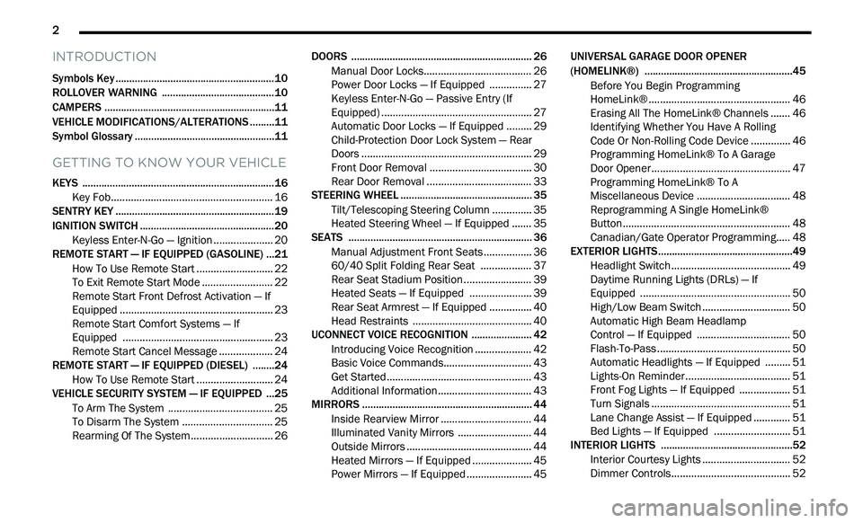 JEEP GLADIATOR 2022  Owners Manual 