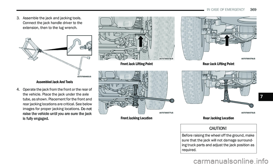 JEEP GLADIATOR 2022  Owners Manual 
CAUTION!
7 