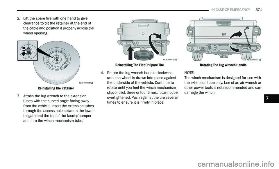 JEEP GLADIATOR 2022  Owners Manual 7 