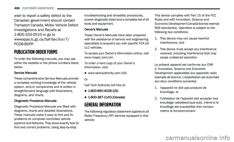 JEEP GLADIATOR 2022  Owners Manual 