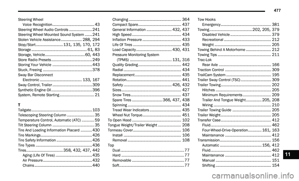 JEEP GLADIATOR 2022  Owners Manual ����������������������������������������������������������������������������������������������������