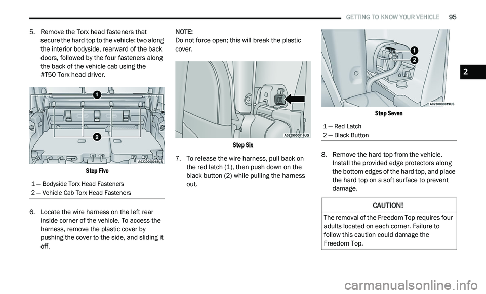 JEEP GLADIATOR 2022  Owners Manual ���³��5�H�G��/�D�W�F�K
2 