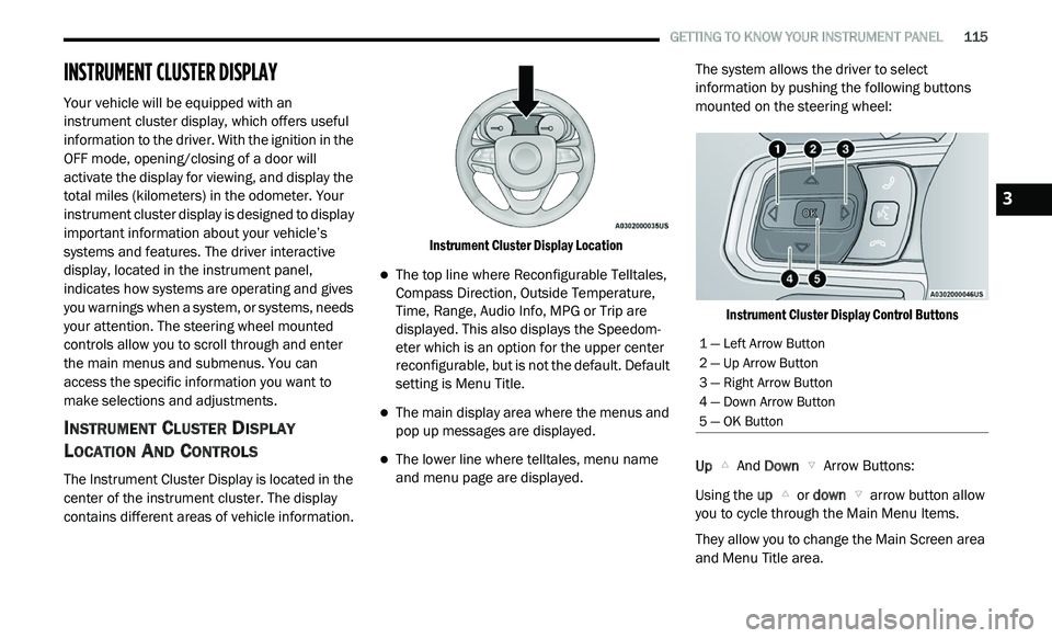 JEEP GLADIATOR 2021  Owners Manual ���³��/�H�I�W��$�U�U�R�Z��%�X�W�W�R�Q
3 