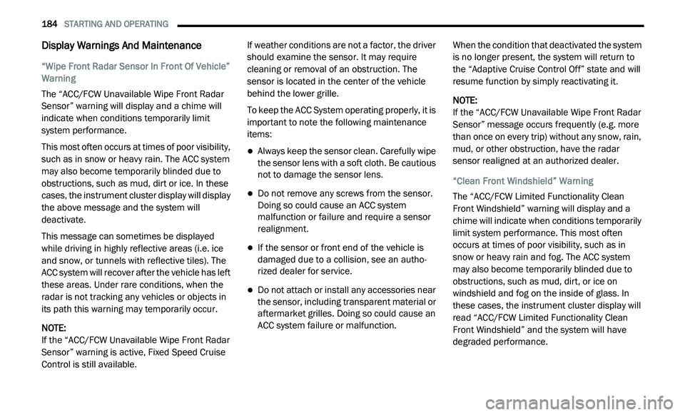 JEEP GLADIATOR 2021  Owners Manual 